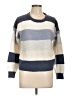 Pink Republic Color Block Blue Pullover Sweater Size L - photo 1