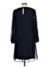 DKNY 100% Polyester Solid Blue Casual Dress Size 10 - photo 2