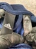 Adidas 100% Polyester Blue Pullover Hoodie Size S - photo 7