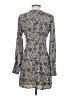 Backyard Roses 100% Polyester Paisley Gray Casual Dress Size XS - photo 2