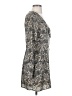 Backyard Roses 100% Polyester Paisley Gray Casual Dress Size XS - photo 4