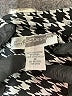 E.K. Designs 100% Polyester Houndstooth Black 3/4 Sleeve Blouse Size M - photo 7