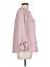 Notations Stripes Pink 3/4 Sleeve Blouse Size L - photo 4