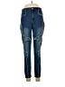 Shein Curve Graphic Blue Jeans Size 0X - photo 1