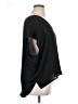 Leith 100% Polyester Black Short Sleeve Blouse Size XL - photo 4
