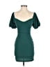 Love Squared Solid Teal Cocktail Dress Size S - photo 1