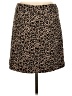 Ann Taylor LOFT Animal Print Brown Casual Skirt Size 6 - photo 2
