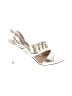 Valentino Garavani Metallic Silver Gold Sandals Size EU 37 - photo 1