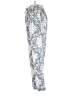 OVERLOVER 100% Cotton Print Blue Casual Pants Size M - photo 5
