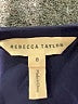 Rebecca Taylor 100% Silk Blue Blouse Size 8 - photo 7
