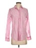 J.Crew Checkered-gingham Pink Long Sleeve Button-Down Shirt Size 4 - photo 1