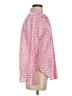 J.Crew Checkered-gingham Pink Long Sleeve Button-Down Shirt Size 4 - photo 4