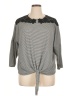 Elle Gray 3/4 Sleeve Top Size XL - photo 1