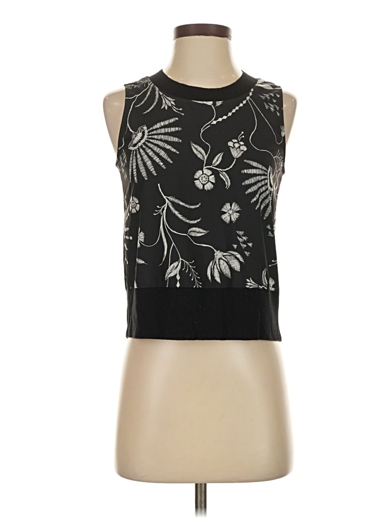 Pre-owned Athleta Sleeveless T-shirt In Black