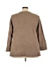 Jeanne Pierre 100% Cotton Brown Pullover Sweater Size 3X - photo 2