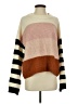 Truly Madly Deeply Color Block Tan Pullover Sweater Size XS - photo 1