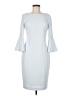 Calvin Klein Solid Blue Cocktail Dress Size 6 - photo 1