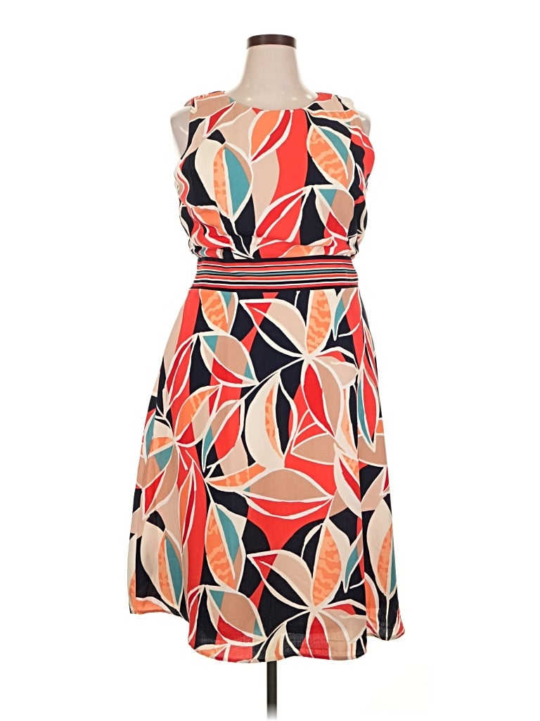 Pre-owned Chetta B Casual Dress In Orange