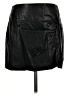 Assorted Brands Black Faux Leather Skirt Size M - photo 1