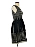 Max Studio Argyle Black Cocktail Dress Size XS - photo 4