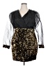 Shein 100% Polyester Gold Cocktail Dress Size 2X - photo 1