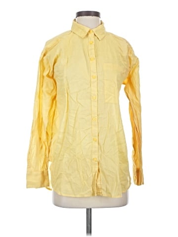 Ann Taylor LOFT Long Sleeve Button-Down Shirt (view 1)