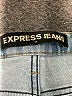 Express Outlet 100% Spandex Hearts Blue Jeans Size 10 - photo 4