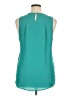 Violet & Claire 100% Polyester Teal Sleeveless Blouse Size XL - photo 2