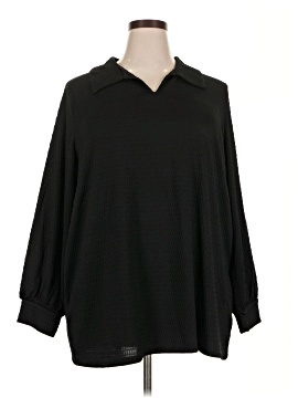 Woman Within 3/4 Sleeve Blouse