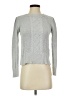 oasis 100% Cotton Silver Long Sleeve Turtleneck Size S - photo 1