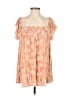 O'Neill Orange Short Sleeve Blouse Size S - photo 1