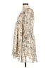 Fab'rik 100% Polyester Floral Ivory Casual Dress Size M - photo 5