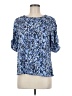 Juniper + Lime Blue Short Sleeve Blouse Size M - photo 1