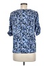 Juniper + Lime Blue Short Sleeve Blouse Size M - photo 2