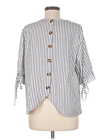 Shein 3/4 Sleeve Blouse (view 2)