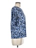 Juniper + Lime Blue Short Sleeve Blouse Size M - photo 4