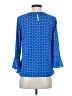 Worthington 100% Polyester Blue 3/4 Sleeve Blouse Size XS - photo 2