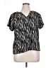 Shein Black Short Sleeve Blouse Size XL - photo 1