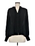 Ann Taylor 100% Polyester Black Long Sleeve Blouse Size M - photo 1