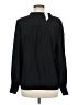 Ann Taylor 100% Polyester Black Long Sleeve Blouse Size M - photo 2
