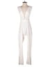 Gracia 100% Polyester Solid Ivory Jumpsuit Size S - photo 1