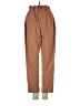 Unbranded Solid Brown Orange Casual Pants Size XXS (estimated) - photo 1