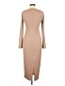 ASTR The Label Solid Tan Cocktail Dress Size M - photo 2