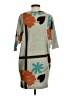 Twenty One Graphic Green Casual Dress Size S - photo 2