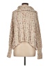 Les Serein Floral Tan Poncho Size M - photo 1