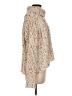 Les Serein Floral Tan Poncho Size M - photo 4