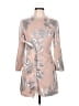 Self-Portrait Silver Tan Cocktail Dress Size 6 - photo 1