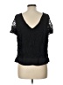 Unbranded Black Short Sleeve Top Size L (estimated) - photo 2