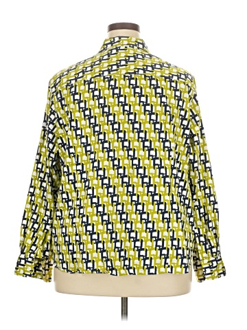 Jones New York Signature 3/4 Sleeve Button-Down Shirt (view 2)