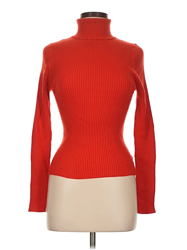 Pre-owned Old Navy Long Sleeve Turtleneck In Red